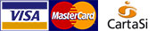 Visa Mastercard CartaSi